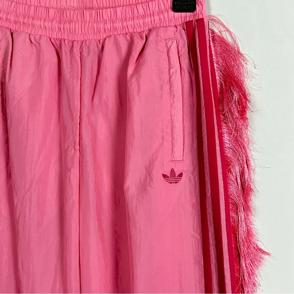 ADIDAS fringe pink 3 stripe track pants - size x-small - Picture 6 of 10